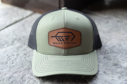 Water Feather Trucker Hat